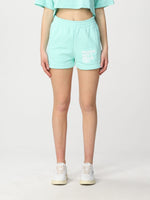 Pharmacy Industry Chic Green Cotton Shorts - Casual Luxury Women's Wear