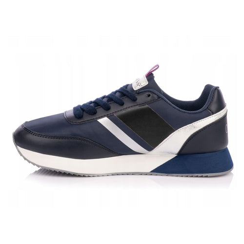 U.S. POLO ASSN. Eco Chic Blue Sneakers with Metallic Women's Accents