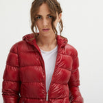 Centogrammi Ethereal Pink Down Jacket with Japanese Women's Hood