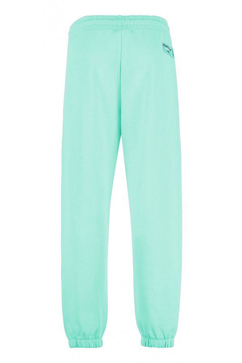 Pharmacy Industry Emerald Cotton Trousers with Logo Men's Print