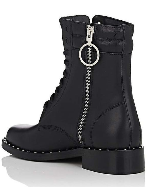 Off-White Black Leather Di Calfskin Women's Boot