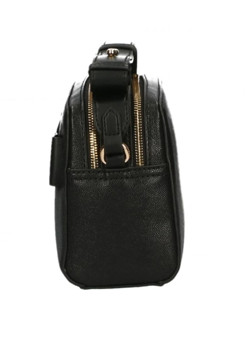 Plein Sport Sleek Black Double-Zip Crossbody Women's Bag