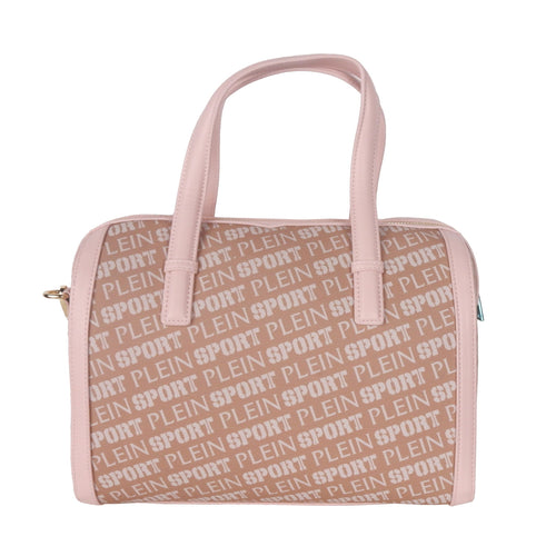 Plein Sport Chic Pink Eco-Leather Crossbody Women's Bag