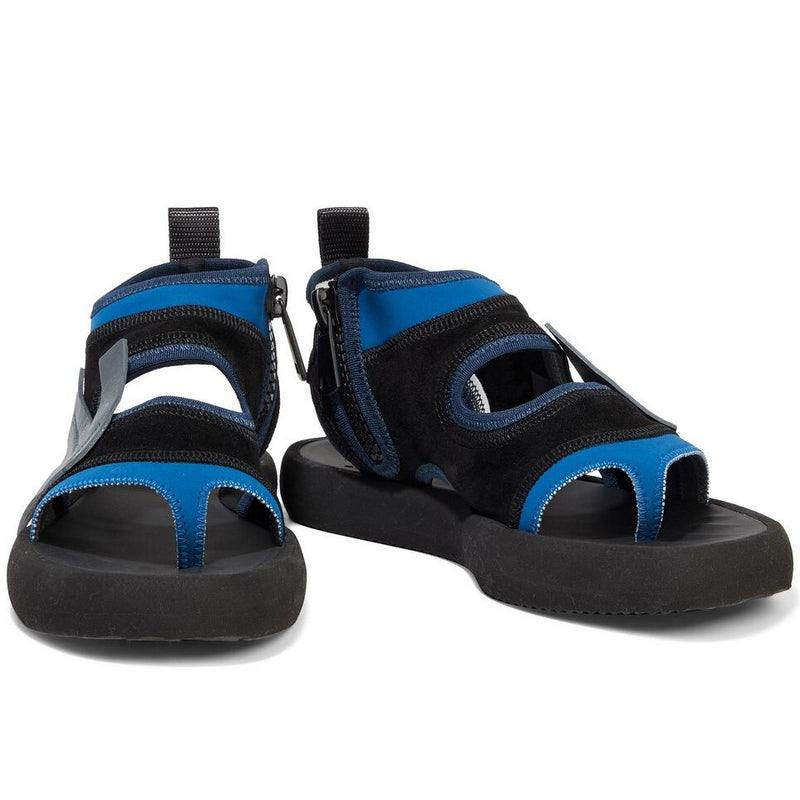Off-White Chic Neoprene and Suede Sandals in Women's Blue