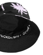 Comme Des Fuckdown Palm Print Fisherman Hat with Embroidered Women's Logo