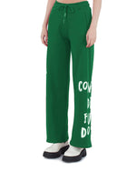 Comme Des Fuckdown Chic Cotton Track Pants with Dual Logo Women's Detailing