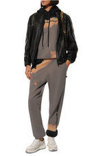 Comme Des Fuckdown Chic Gray Drawstring Tracksuit Women's Bottoms