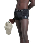 Philipp Plein Sleek Black Designer Men's Swim Men's Boxers