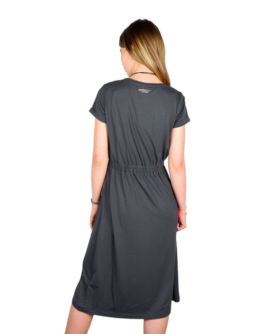 Imperfect Black Cotton Women's Dress
