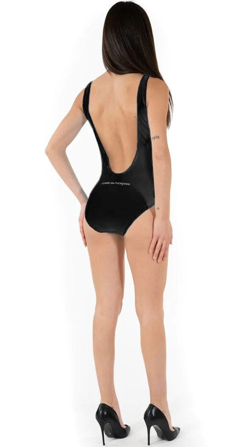 Comme Des Fuckdown Chic Palm Logo One-Piece Women's Swimsuit