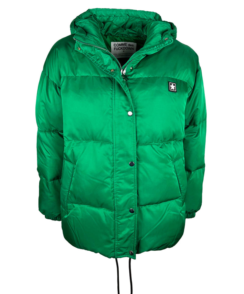 Comme Des Fuckdown Chic Padded Down Jacket with Women's Hood