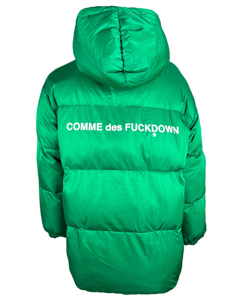 Comme Des Fuckdown Chic Padded Down Jacket with Women's Hood