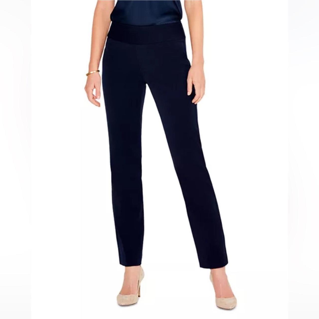 Nic + Zoe Work It Dark Indigo Straight Leg Pants
