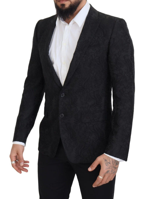 Dolce & Gabbana Elegant Slim Fit Peak Lapel Men's Blazer