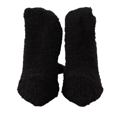 Dolce & Gabbana Chic Black Stretch Sock Women's Boots