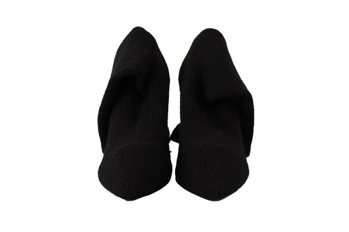 Dolce & Gabbana Elegant Stretch Socks Boots in Women's Black