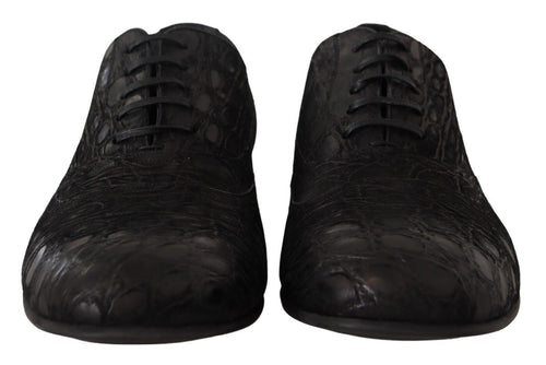 Dolce & Gabbana Elegant Exotic Leather Oxford Men's Shoes