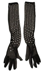 Dolce & Gabbana Elegant Elbow Length Black Women's Gloves