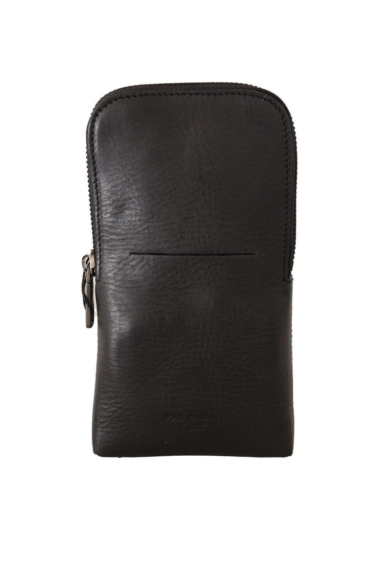 Dolce & Gabbana Elegant Black Leather Double-Strap Multi Men's Kit