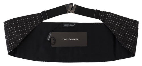 Dolce & Gabbana Elegant Silk Polka Dot Men's Cummerbund