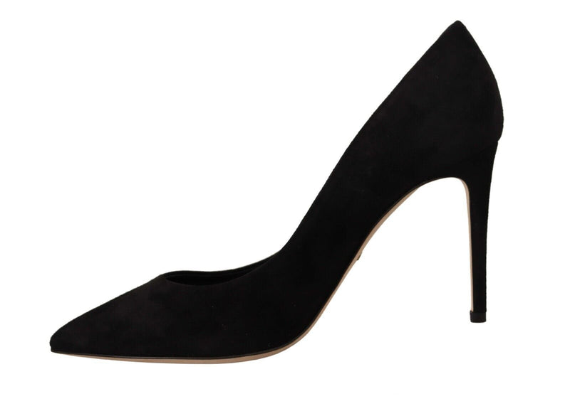 Dolce & Gabbana Elegant Suede Stiletto Heels Women's Pumps