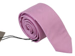 Daniele Alessandrini Elegant Silk Men's Tie in Men's Pink