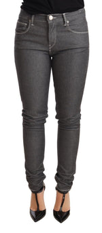 Acht Gray Low Waist Skinny Denim Trouser Women's Jeans