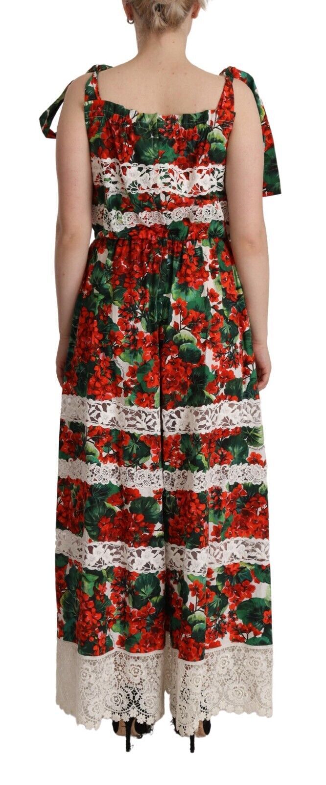 Dolce & Gabbana Multicolor Floral Maxi Women's Dress
