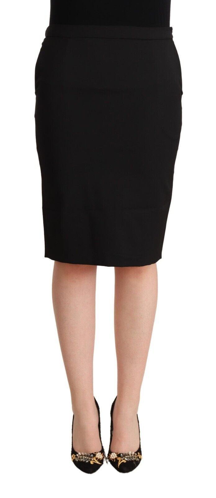 GF Ferre Chic Pencil Cut Knee-Length Women's Skirt