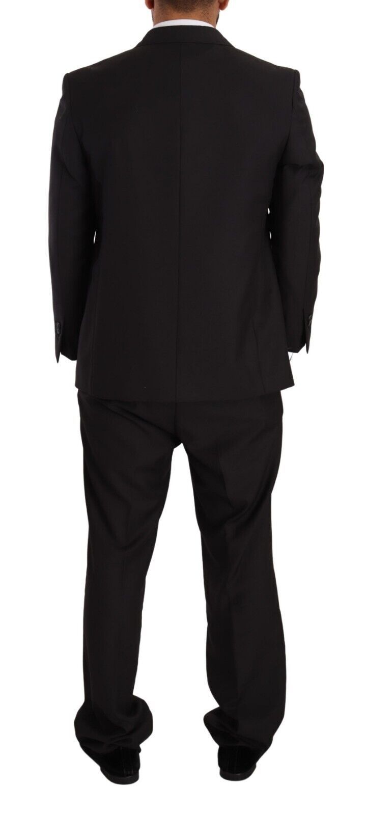 Domenico Tagliente Elegant Dark Grey Two-Piece Men's Suit