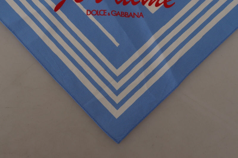 Dolce & Gabbana Elegant Striped Cotton Women's Handkerchief