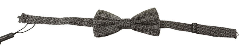 Dolce & Gabbana Multicolor Patterned Adjustable Neck Papillon Bow Men's Tie