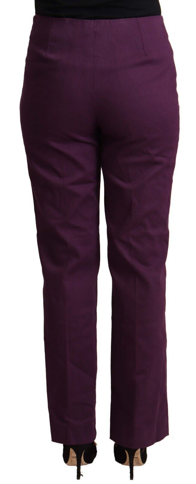 BENCIVENGA Elegant Violet High Waist Tapered Women's Pants
