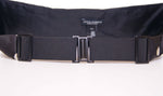 Dolce & Gabbana Black Waist Smoking Tuxedo Cummerbund Men's Belt