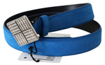 GF Ferre Elegant Royal Blue Leather Women's Belt
