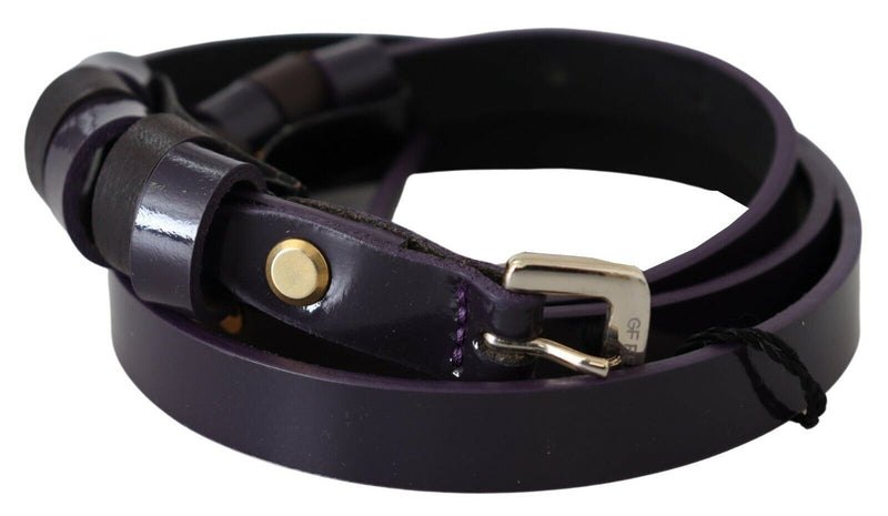 GF Ferre Elegant Violet Leather Fashion Women's Belt
