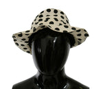 Dolce & Gabbana Chic Black Polka Dot Trilby Women's Hat