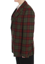 BENCIVENGA Green Wool Double Breasted Women's Bordeaux