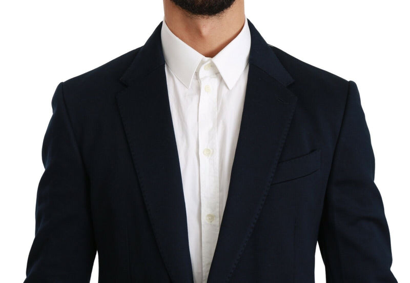 Dolce & Gabbana Elegant Slim Fit Dark Blue Men's Men's Blazer