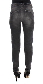 Ermanno Scervino Elegant Gray Regular Fit Women's Jeans