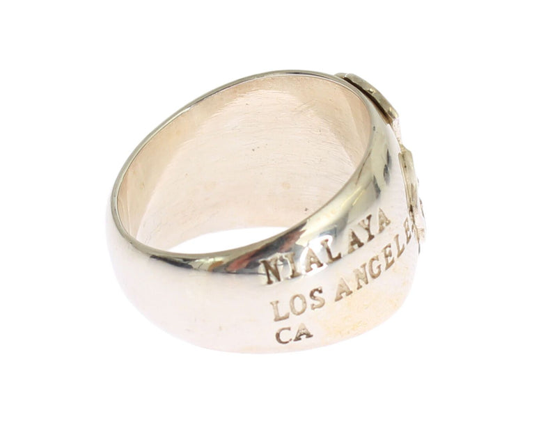 Nialaya Silver Cross Womens 925 Sterling Ring