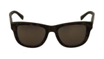Dolce & Gabbana Brown Mirror Lens Plastic Full Rim Men's Sunglasses
