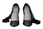 Dolce & Gabbana Elegant Netted Sock Pumps in Timeless Women's Black