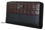 Dolce & Gabbana Elegant Textured Leather Continental Men's Wallet