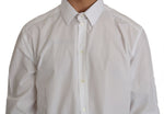 Dolce & Gabbana Exclusive White Slim Fit Formal Men's Shirt