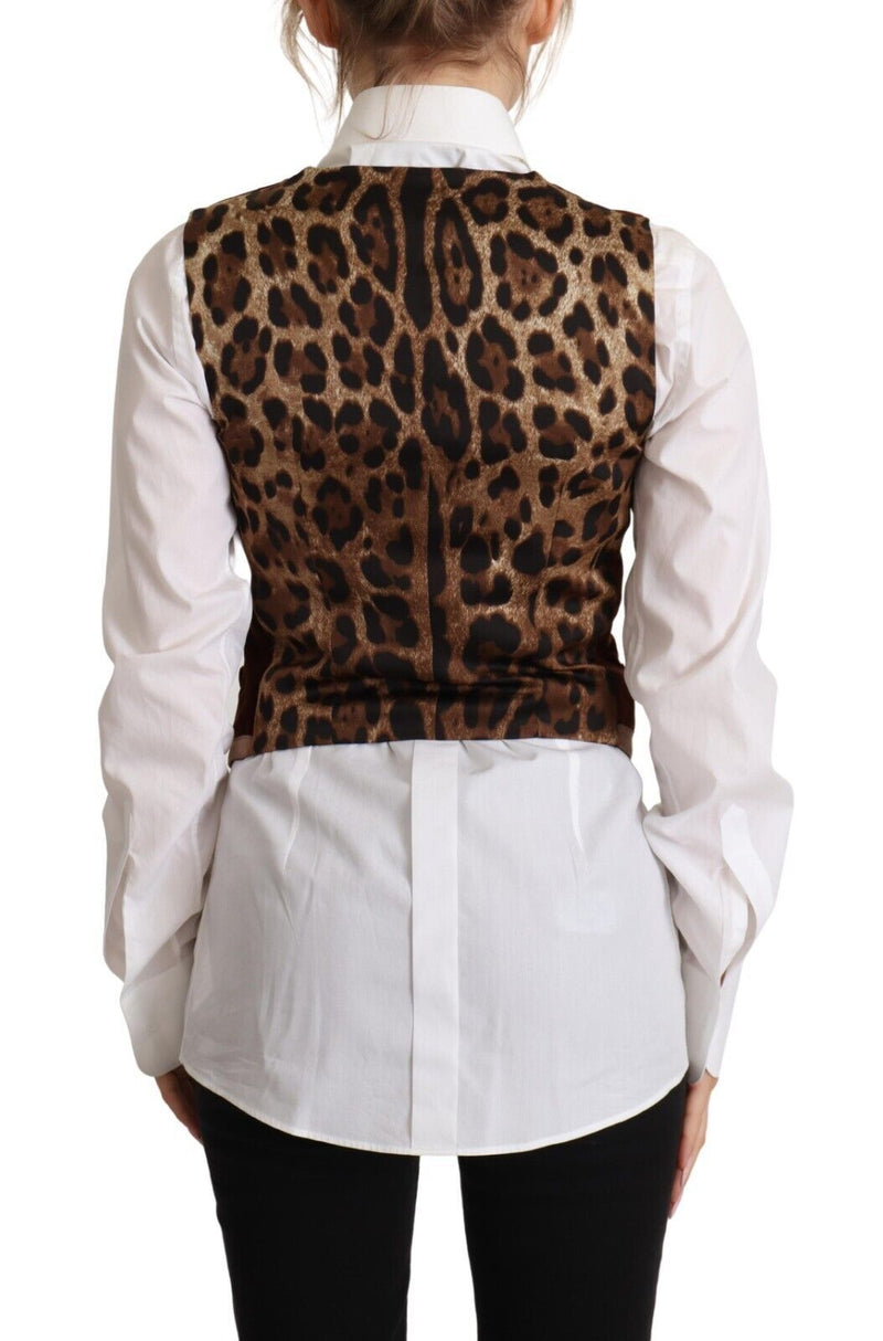 Dolce & Gabbana Bordeaux Velvet Cotton V-neck Sleeveless Vest Women's Top