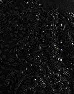 Dolce & Gabbana Black Crystal-Embellished Runway Women's Skirt