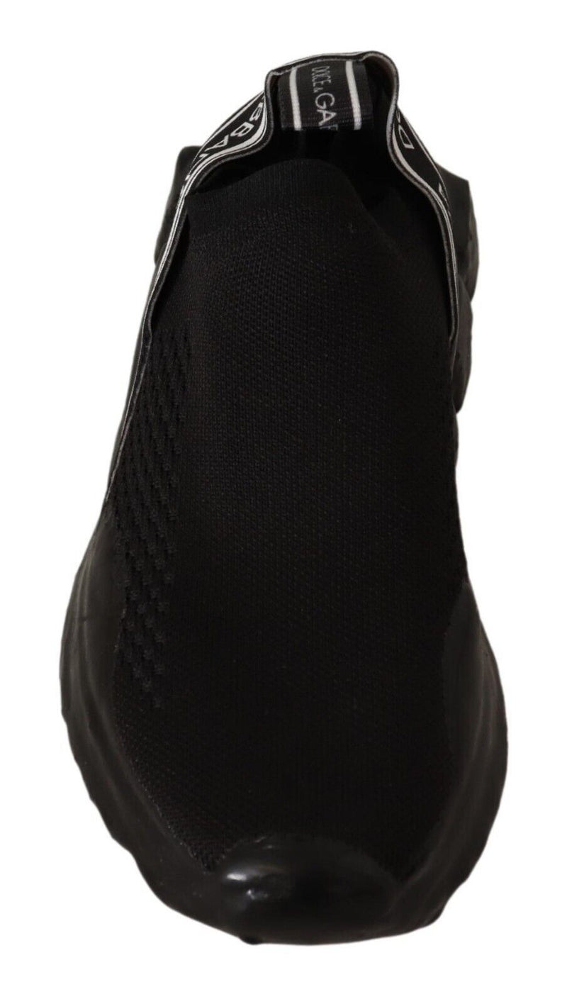 Dolce & Gabbana Chic Black Sorrento Slip-On Women's Sneakers