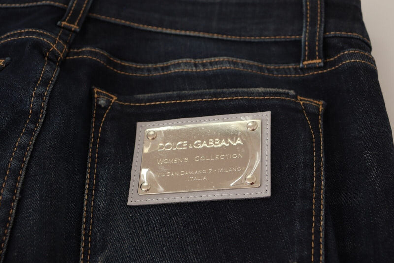 Dolce & Gabbana Chic Blue Slim Skinny Women's Jeans