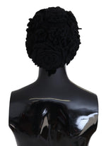 Dolce & Gabbana Elegant Black Virgin Wool Beanie Women's Hat